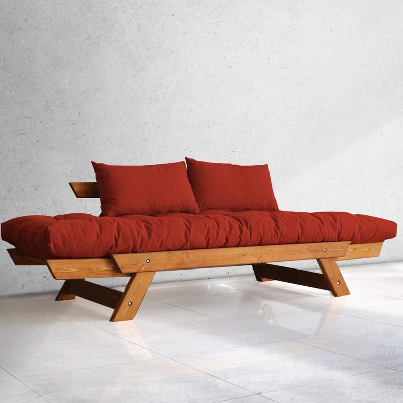 Zylar 2-sits Bäddsoffa - Röd - Möbler - Vardagsrum - Bäddsoffor - 2-sits bäddsoffa
