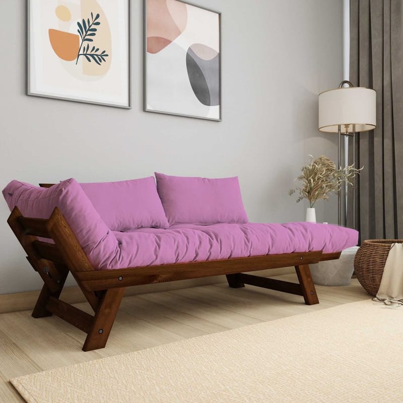 Zylar 2-sits Bäddsoffa - Rosa - Möbler - Vardagsrum - Bäddsoffor