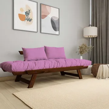 Zylar 2-sits Bäddsoffa - Rosa - Möbler - Vardagsrum - Bäddsoffor