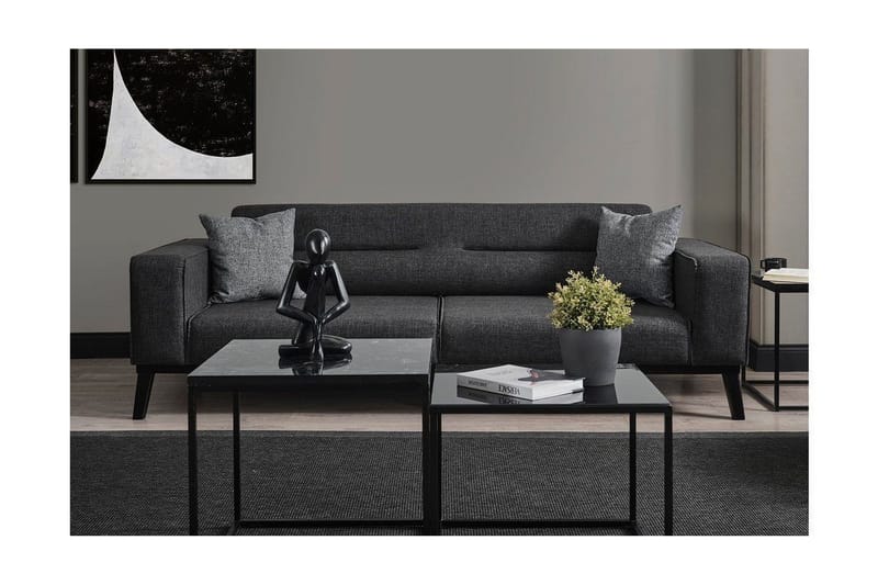 Banjo Bäddsoffa 4-sits - Antracit - Möbler - Vardagsrum - Bäddsoffor - 4-sits bäddsoffa