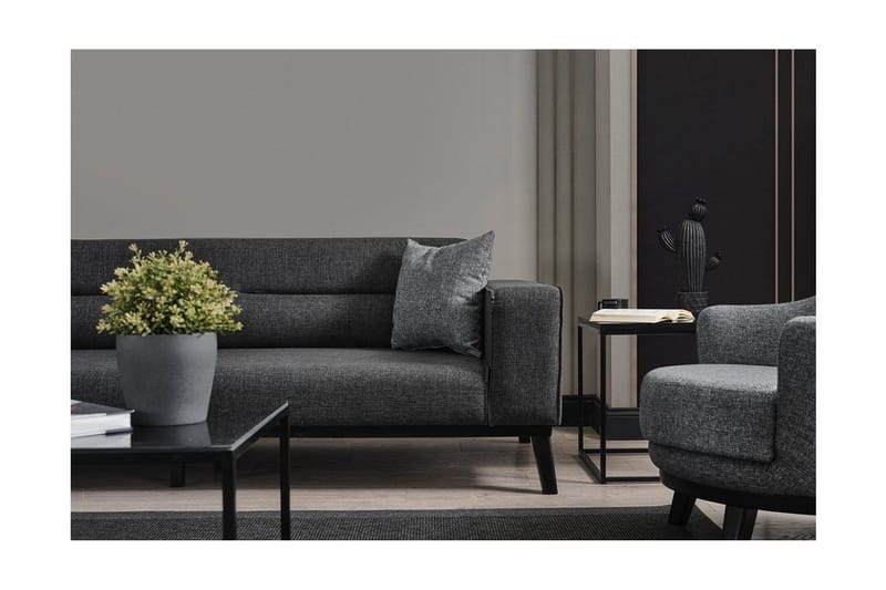 Banjo Bäddsoffa 4-sits - Antracit - Möbler - Vardagsrum - Bäddsoffor - 4-sits bäddsoffa