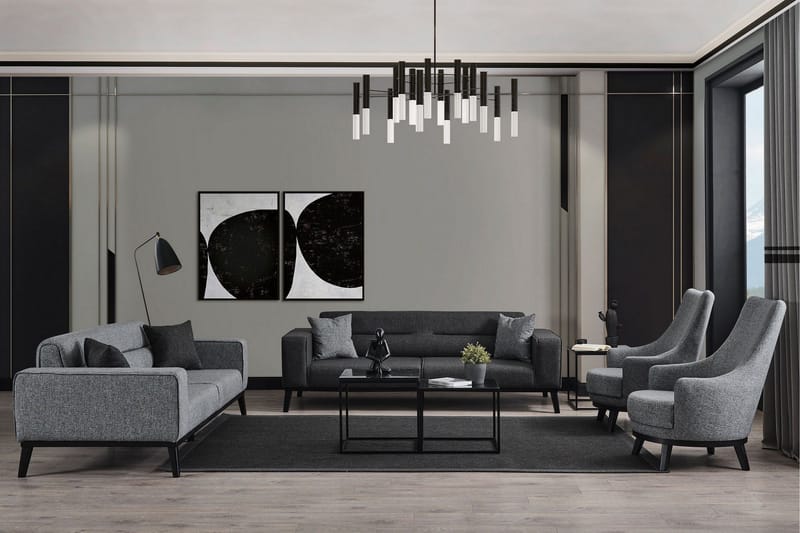Banjo Bäddsoffa 4-sits - Ljusgrå - Möbler - Vardagsrum - Bäddsoffor - 4-sits bäddsoffa