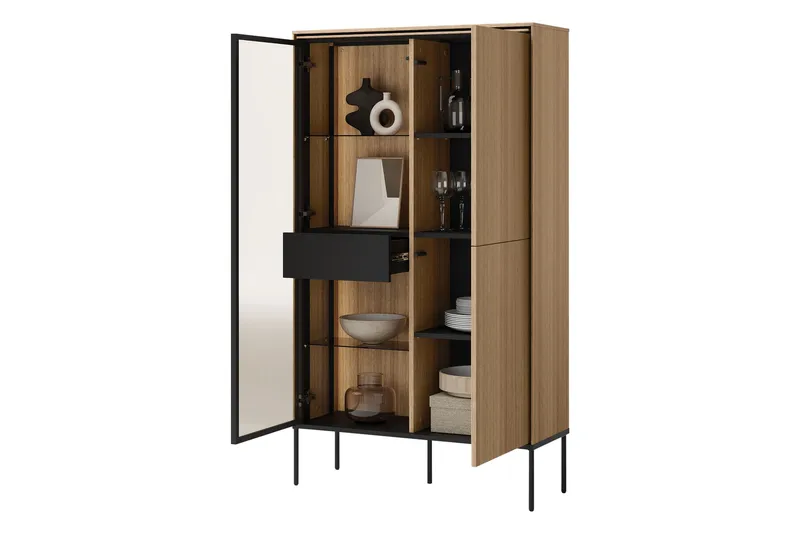 Basici Möbelset För Vardagsrum - Vit/Svart - Möbler - Vardagsrum - Möbelset för vardagsrum