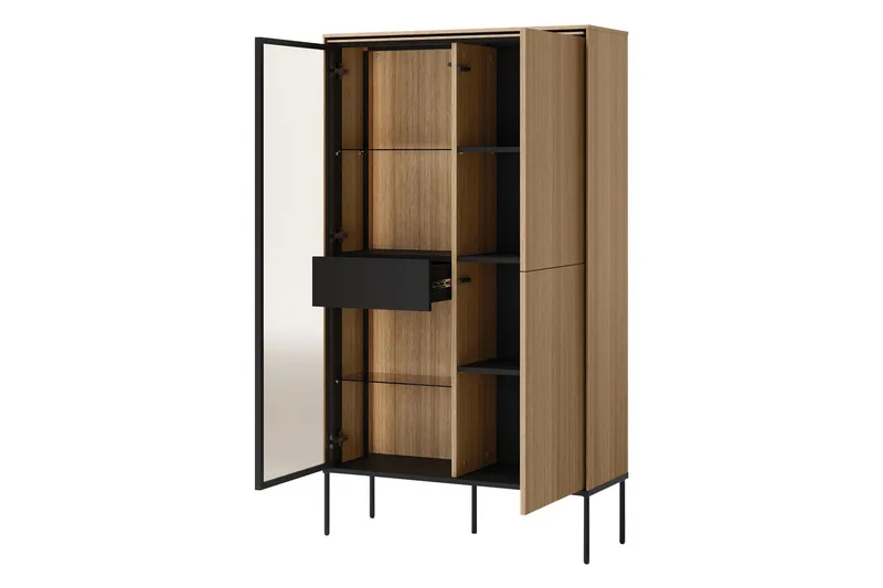 Basici Möbelset För Vardagsrum - Vit/Svart - Möbler - Vardagsrum - Möbelset för vardagsrum