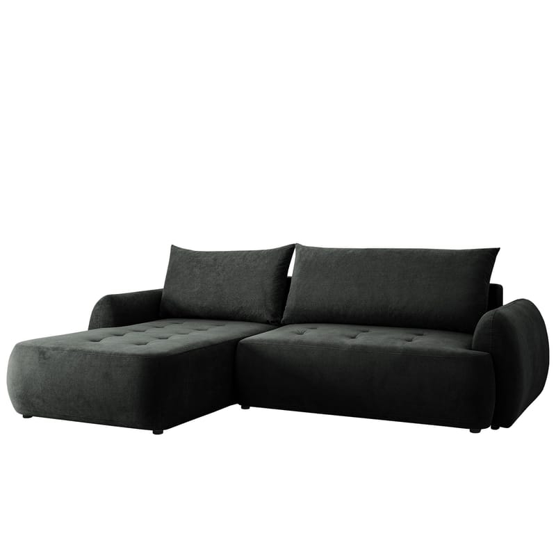 Bastos 3-sits Bäddsoffa med Divan Vänstervänd, Mörkgrå