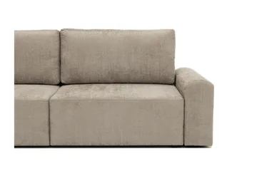 Bella Bäddsoffa 3-sits i Plysch - Grå - Möbler - Vardagsrum - Bäddsoffor
