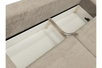 Bella Bäddsoffa 3-sits i Plysch - Grå - Möbler - Vardagsrum - Bäddsoffor