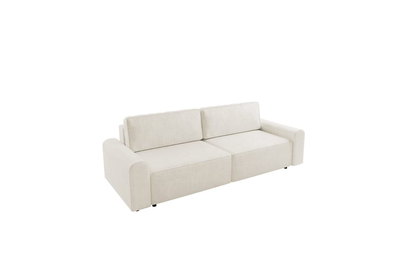 Bella Bäddsoffa 3-sits i Plysch, Beige