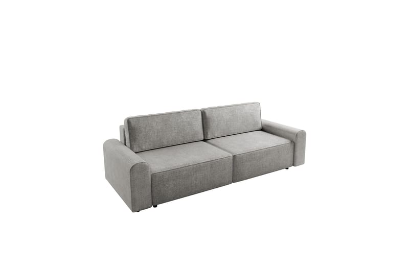 Bella Bäddsoffa 3-sits i Plysch - Grå - Möbler - Vardagsrum - Bäddsoffor