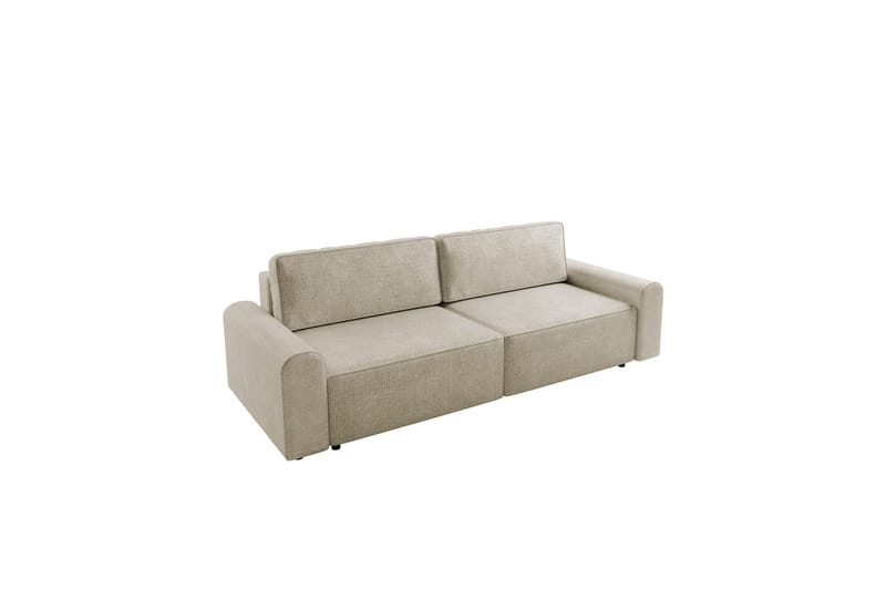 Bella Bäddsoffa 3-sits i Plysch - Beige - Möbler - Vardagsrum - Bäddsoffor