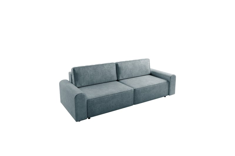 Bella Bäddsoffa 3-sits i Plysch - Grå - Möbler - Vardagsrum - Bäddsoffor