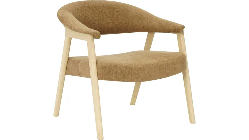 Belran Fåtölj, brun/vitpigmenterad ek