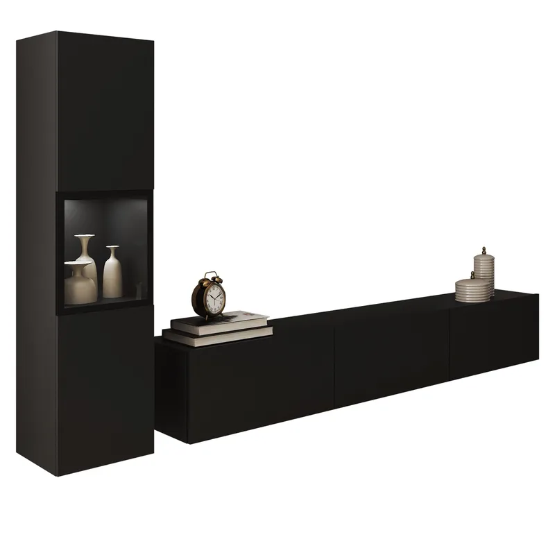 Bergfelde Tv-Enhet 2-delar med Belysning