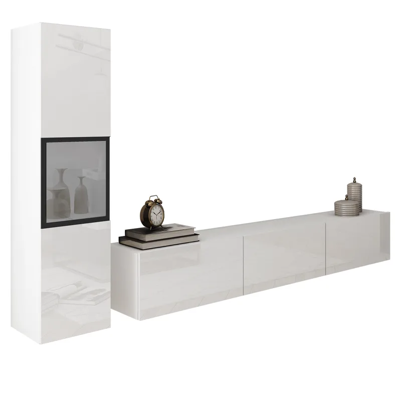 Bergfelde Tv-Enhet 2-delar - Möbler - Vardagsrum - Möbelset för vardagsrum