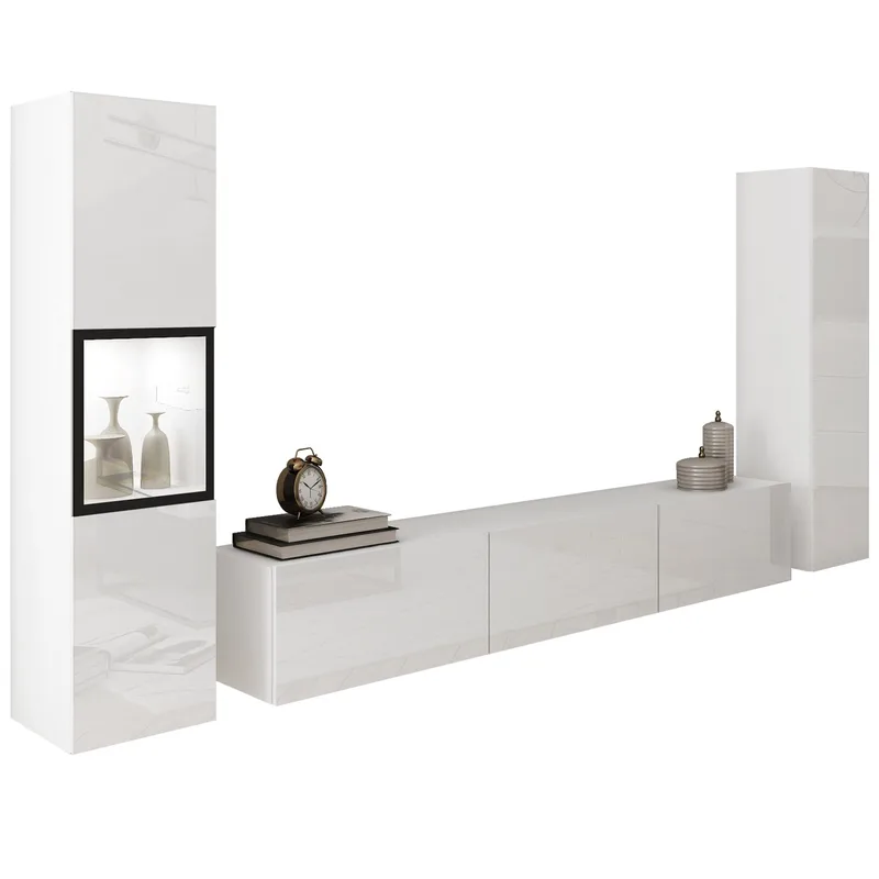 Bergfelde Tv-Enhet 3-delar med Belysning