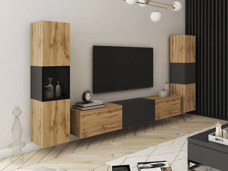 Bergfelde Tv-Enhet 3-delar - Möbler - Vardagsrum - Möbelset för vardagsrum