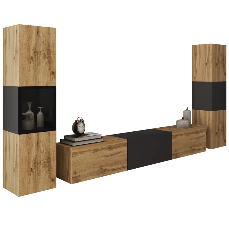 Bergfelde Tv-Enhet 3-delar - Möbler - Vardagsrum - Möbelset för vardagsrum