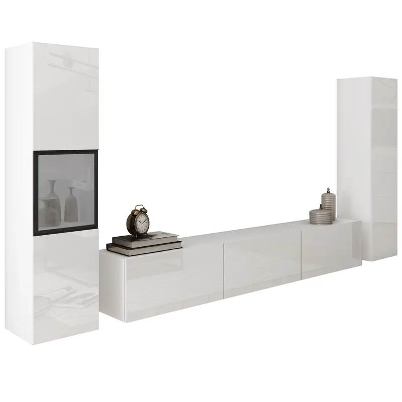 Bergfelde Tv-Enhet 3-delar - Möbler - Vardagsrum - Möbelset för vardagsrum