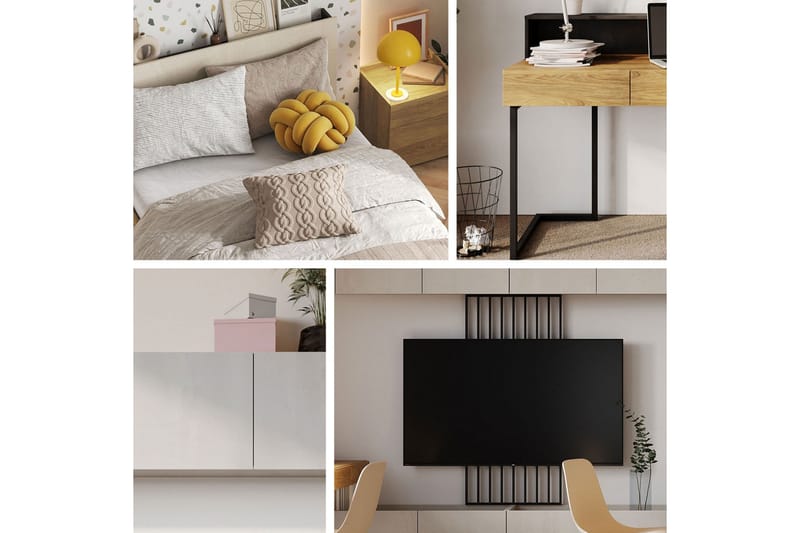 Besta Möbelset För Vardagsrum - Brun/Beige - Möbler - Vardagsrum - Möbelset för vardagsrum