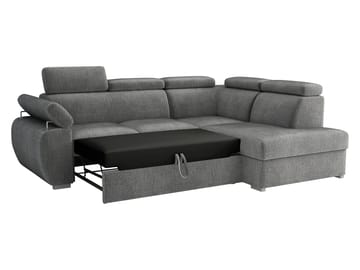 Binche 4-sits Bäddsoffa schäslong vänster med förvaring - beige - Möbler - Vardagsrum - Bäddsoffor
