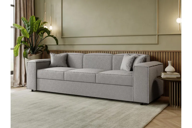 Bizantine Bäddsoffa 3-sits - Grå - Möbler - Vardagsrum - Bäddsoffor