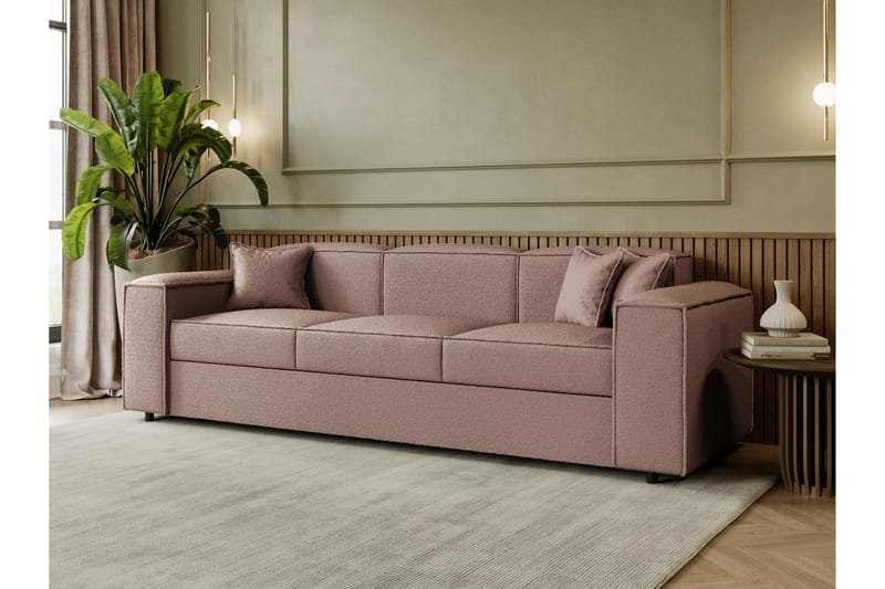 Bizantine Bäddsoffa 3-sits - Rosa - Möbler - Vardagsrum - Bäddsoffor