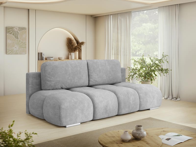 Bjorn 3-sits Bäddsoffa med förvaring - grå - Möbler - Vardagsrum - Bäddsoffor