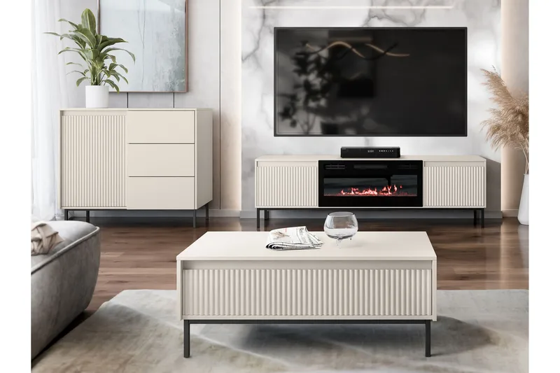 Bjurholm Möbelset För Vardagsrum - Beige - Möbler - Vardagsrum - Möbelset för vardagsrum