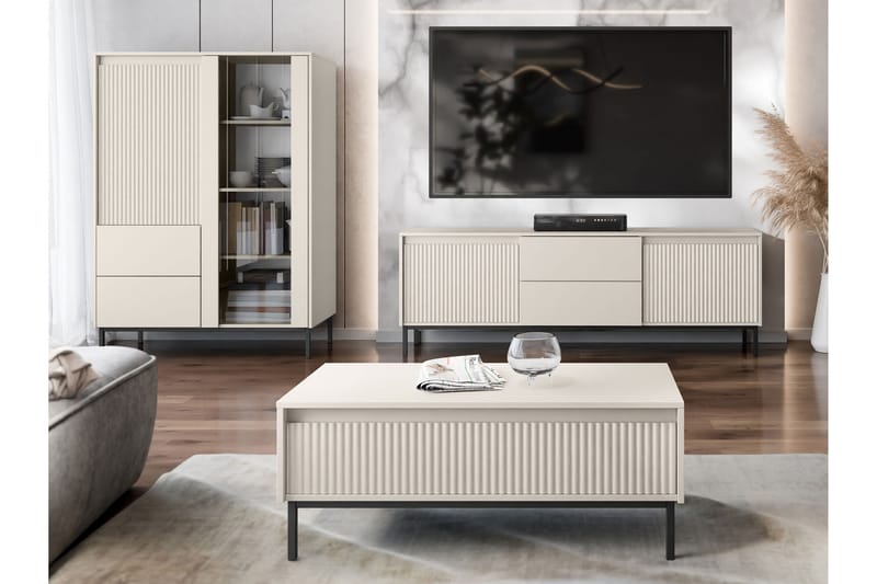 Bjurholm Möbelset För Vardagsrum - Beige - Möbler - Vardagsrum - Möbelset för vardagsrum