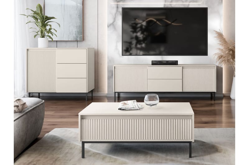 Bjurholm Möbelset För Vardagsrum - Beige - Möbler - Vardagsrum - Möbelset för vardagsrum