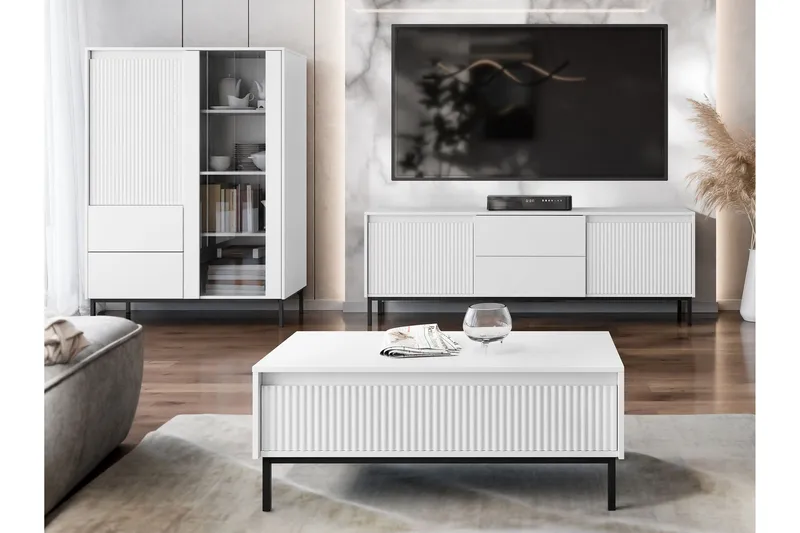 Bjurholm Möbelset För Vardagsrum - Vit - Möbler - Vardagsrum - Möbelset för vardagsrum
