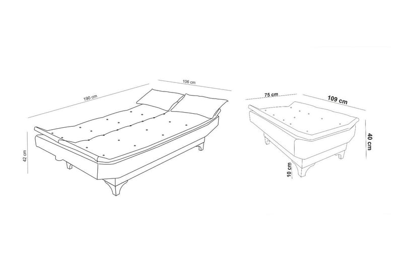 Lepinas Soffgrupp - Antracit - Möbler - Vardagsrum - Soffgrupper