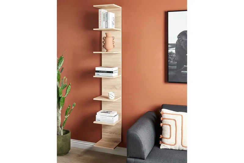 Bokhylla Eston Ljus trä - Ljus trä - Förvaring - Hyllor - Bokhylla