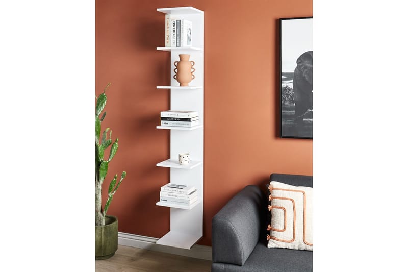 Bokhylla Eston Vit - Vit - Möbler - Vardagsrum - Tv-möbler & mediamöbler