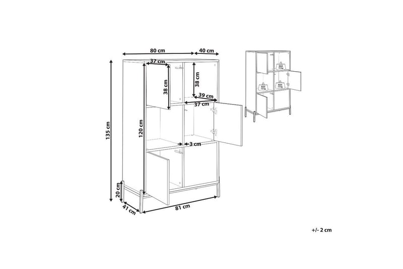 Bokhylla Moines - Förvaring - Hyllor - Bokhylla