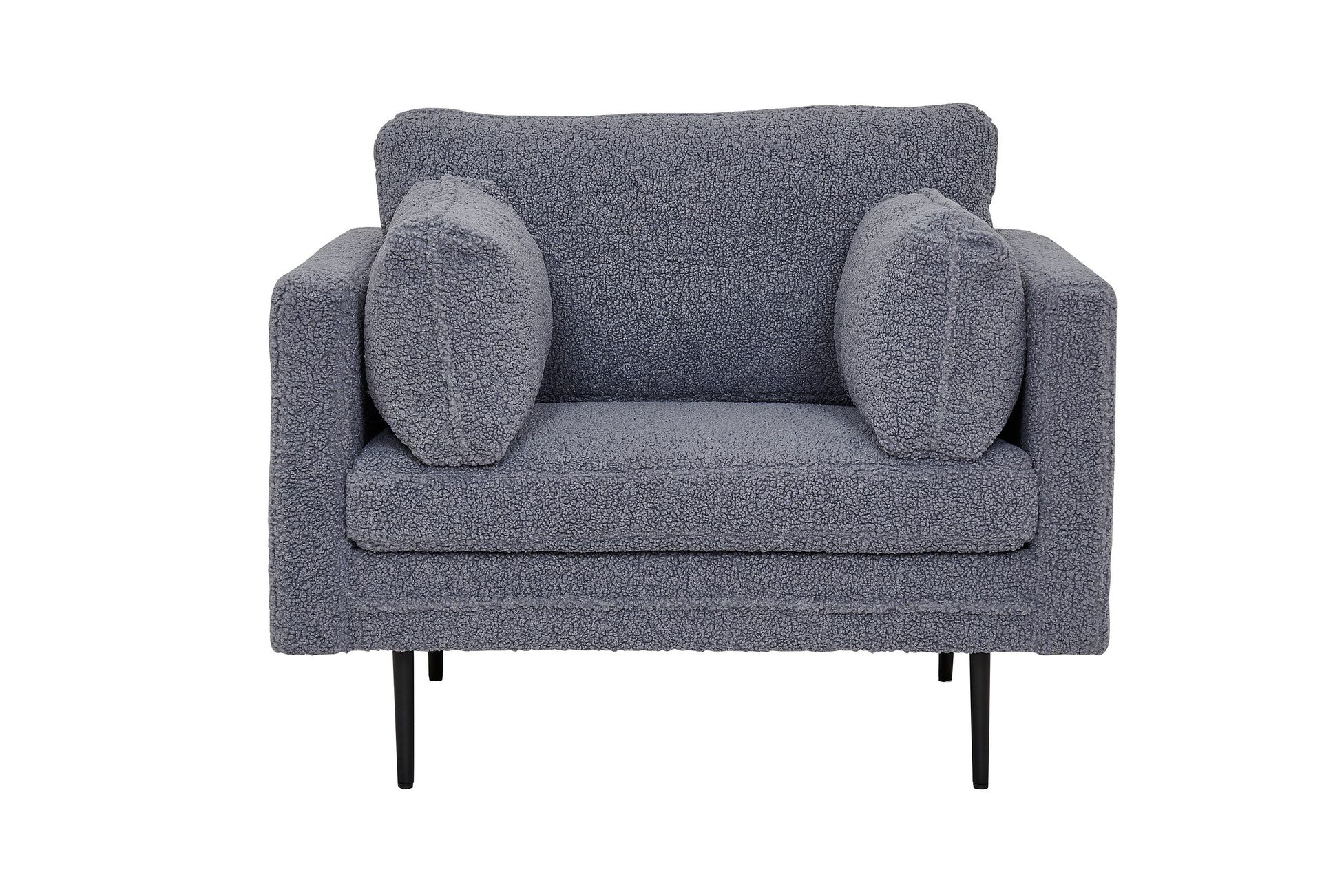 boom fåtölj teddy - mörkgrå