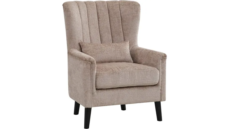 Brevalo Fåtölj i bouclet, Biscuit