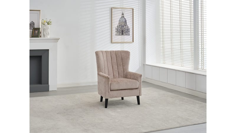 Brevalo Fåtölj i bouclet - Biscuit - Möbler - Vardagsrum - Fåtöljer