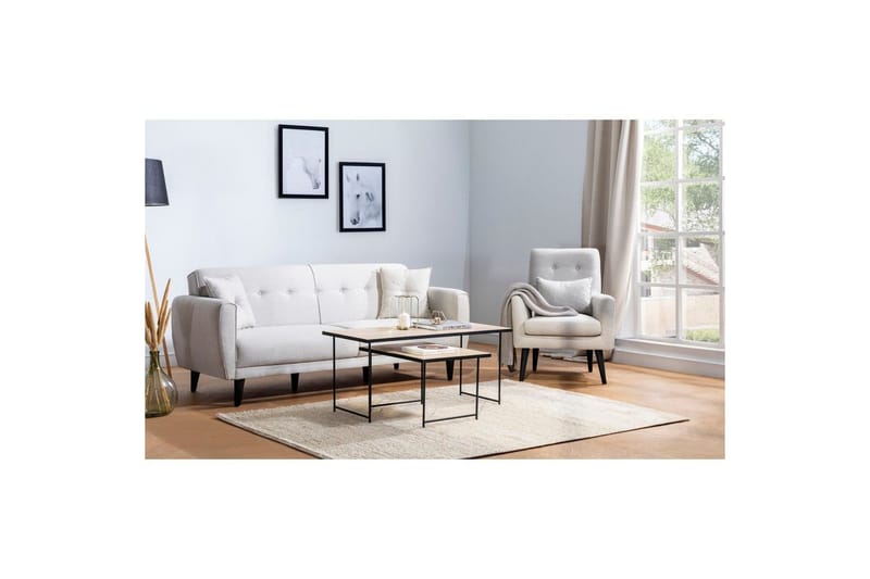 Hunterville Soffgrupp - Mörkgrå - Möbler - Vardagsrum - Soffgrupper