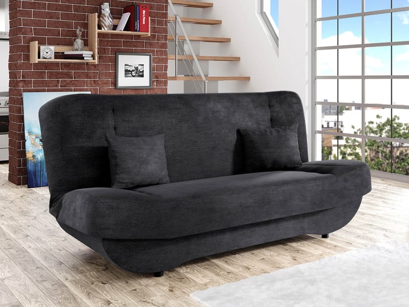 Burralla 3-sits Bäddsoffa - svart - Möbler - Vardagsrum - Bäddsoffor