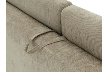 Busness Bäddsoffa 3-sits i Plysch - Beige - Möbler - Vardagsrum - Bäddsoffor