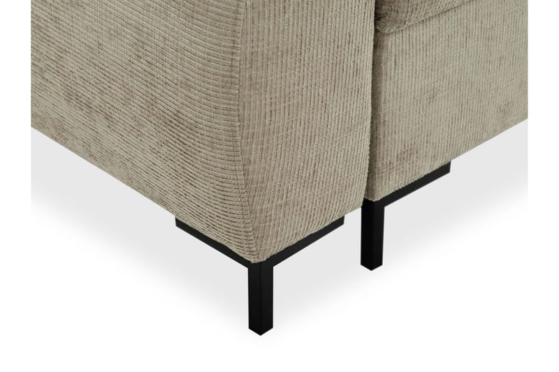 Busness Bäddsoffa 3-sits i Plysch - Beige - Möbler - Vardagsrum - Bäddsoffor