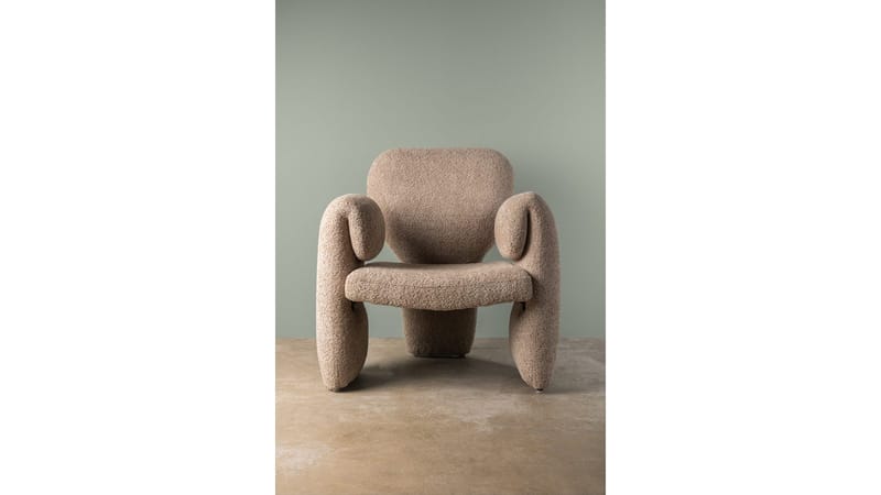 Calvero Fåtölj i tyg - Beige - Möbler - Vardagsrum - Fåtöljer