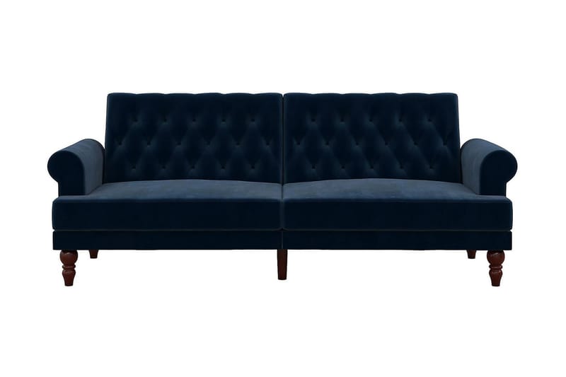 CASSIDY 2-sits Bäddsoffa Sammet/Blå - Novogratz - Bäddsoffor - 2-sits bäddsoffa