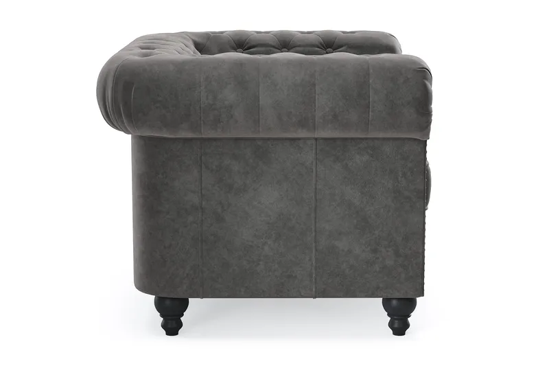 Chesterfield Deluxe Fåtölj - Mörkgrå - Möbler - Vardagsrum - Fåtöljer