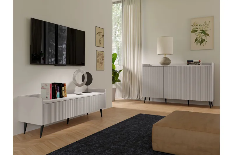 Chiku Möbelset För Vardagsrum - Beige - Möbler - Vardagsrum - Möbelset för vardagsrum