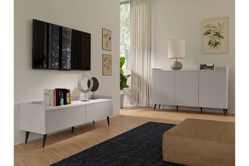 Chiku Möbelset För Vardagsrum - Beige - Möbler - Vardagsrum - Möbelset för vardagsrum