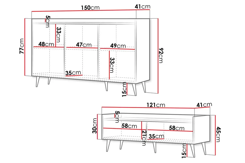 Chiku Möbelset För Vardagsrum - Beige - Möbler - Vardagsrum - Möbelset för vardagsrum