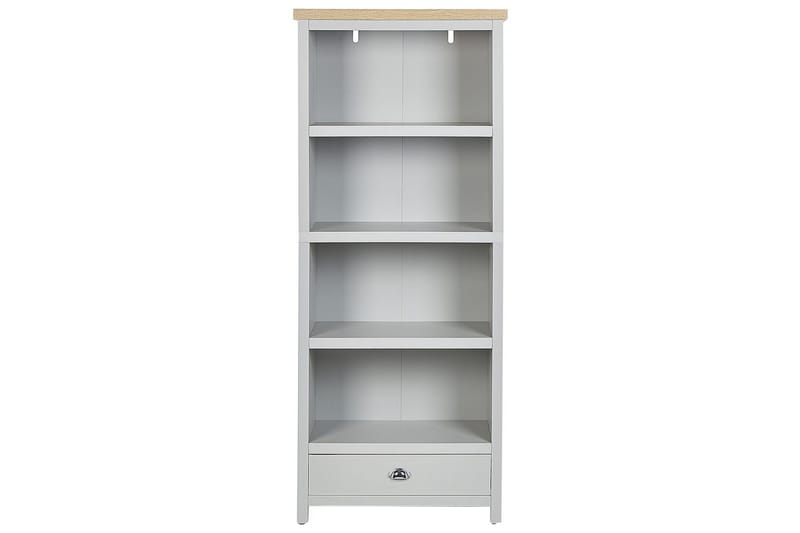 Clio Bokhylla med 4 Hyllor 72 cm i Målat Trä - Ljusgrå - Förvaring - Hyllor - Bokhylla