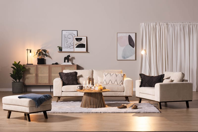 Copenhagen Fåtölj i Manchester - Beige - Möbler - Vardagsrum - Fåtöljer